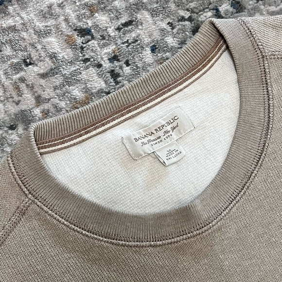 Banana Republic Cotton Crewneck Sweater - Men’s Medium - Picture 2 of 9